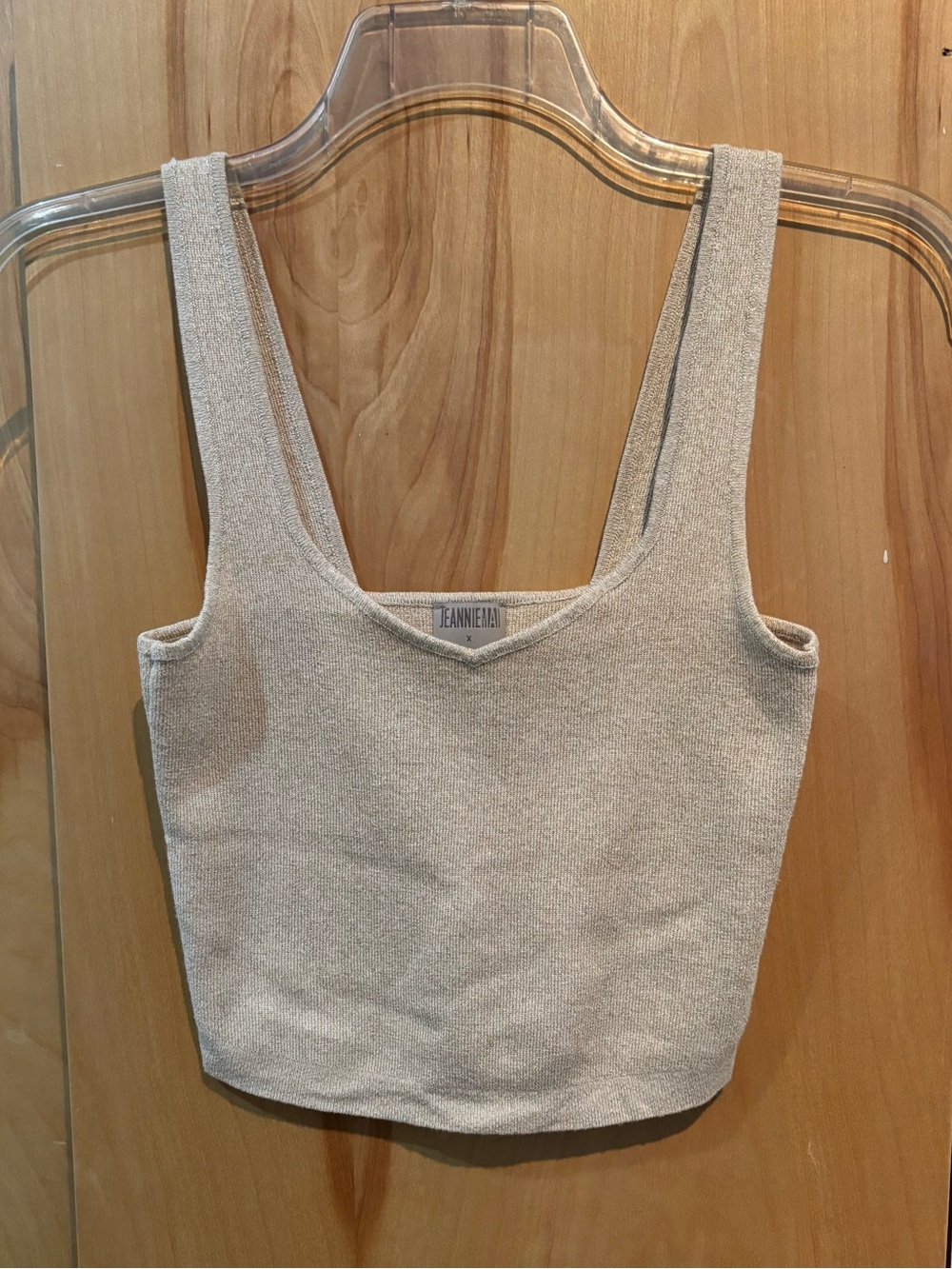JEANNIE MAE x I.N.C. Sparkle Cream Sweater Tank